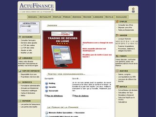 http://www.actufinance.fr
